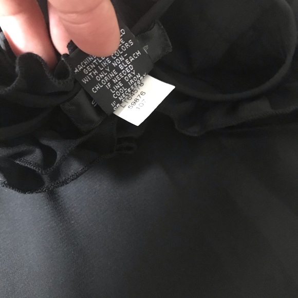 Spense women’s black ruffle blouse - Picture 6 of 7